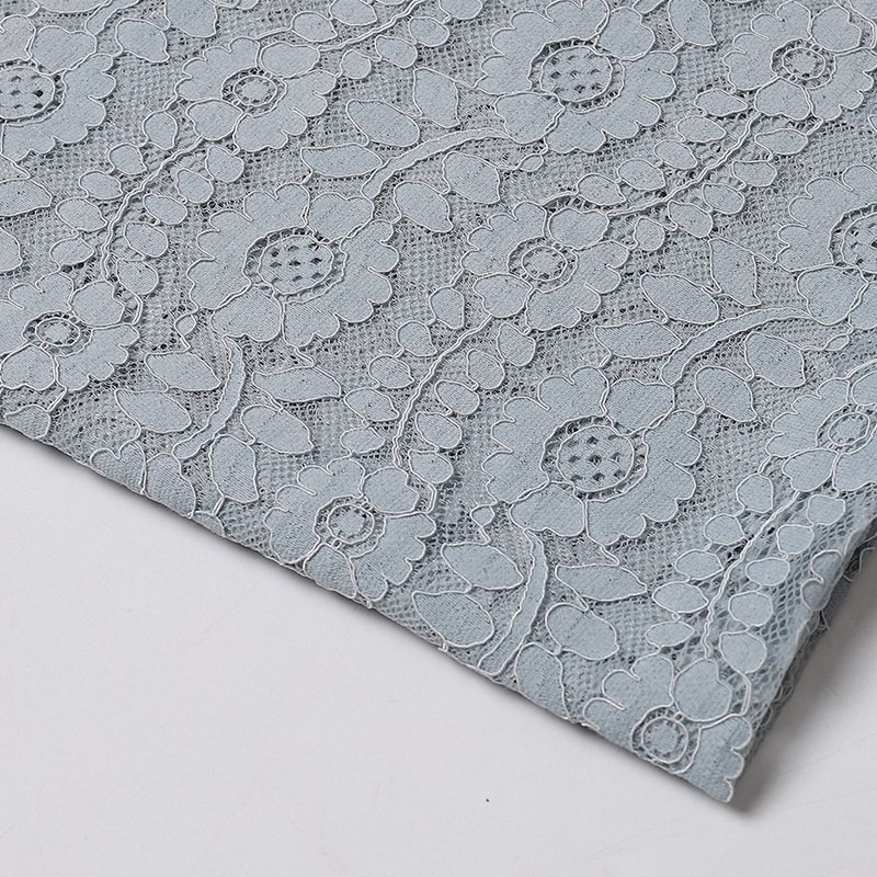 Dress Cutwork Jacquard Nylon Lace Fabric for Women's Wear Wholesale Su 10